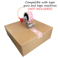 Tamper-evident tape: Verify content visibility