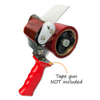 StealGuard tamperproof tape in solid red